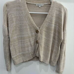 Z Supply Women's Tan Cardigan Sweater